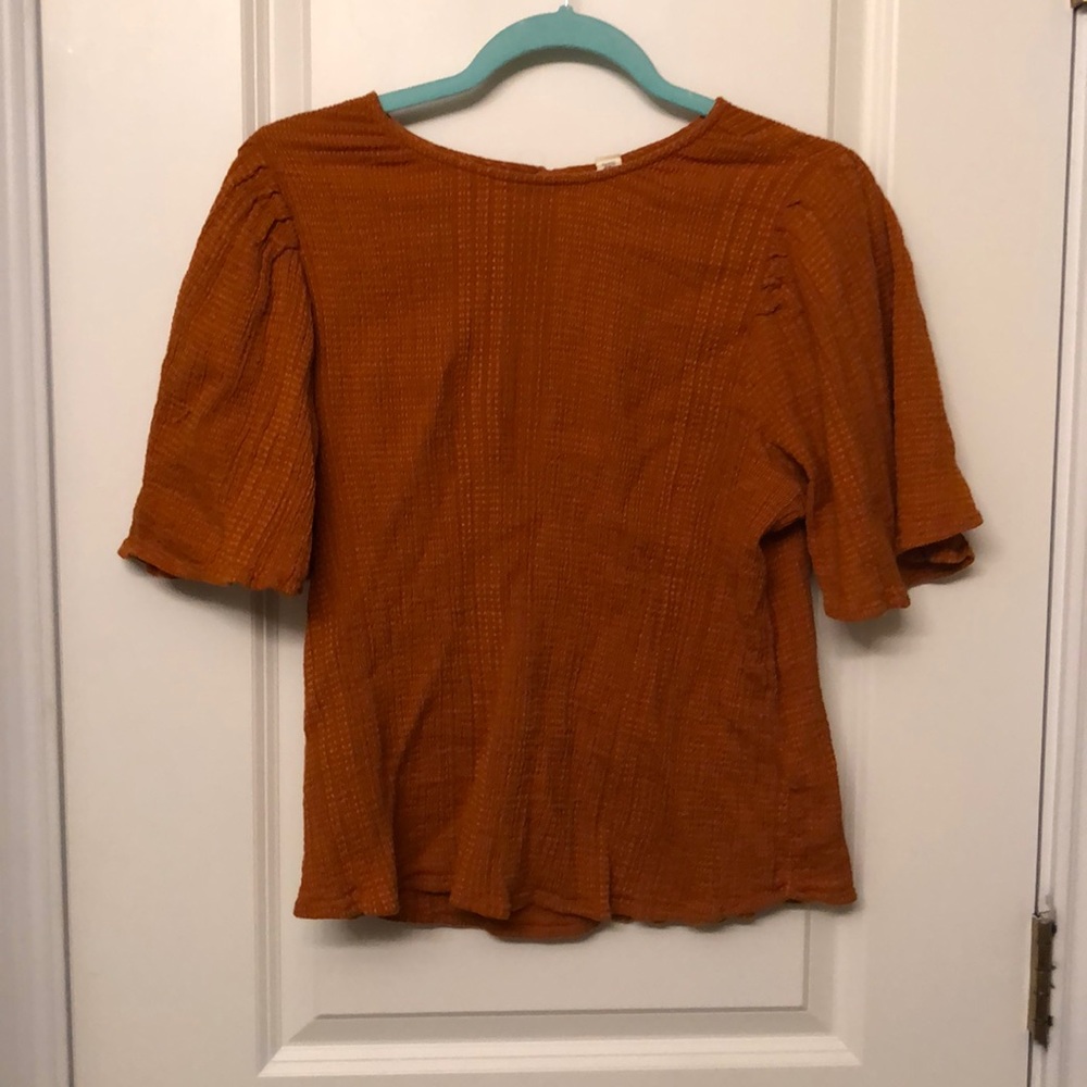 Burnt orange top